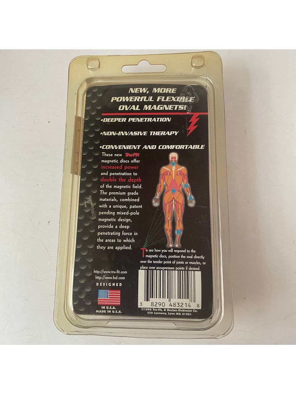 Magnet X Therapeutic Magnets Ovsl Design Tru-Fit NOS Healing Holistic New Old